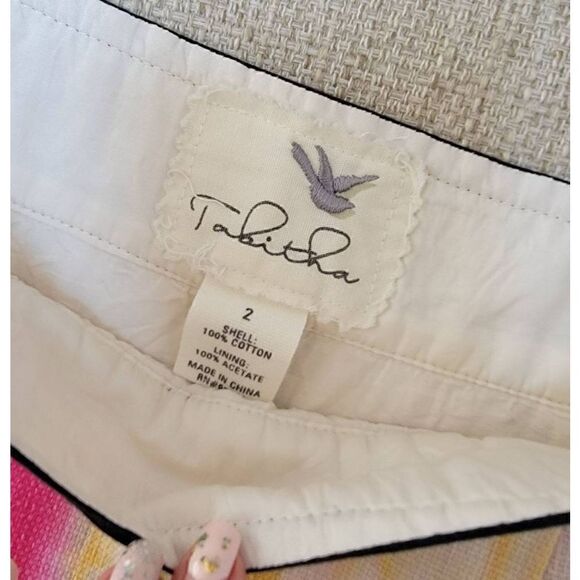 Tabitha Poppy Watercolor Mini Skirt 4 - Picture 6 of 6